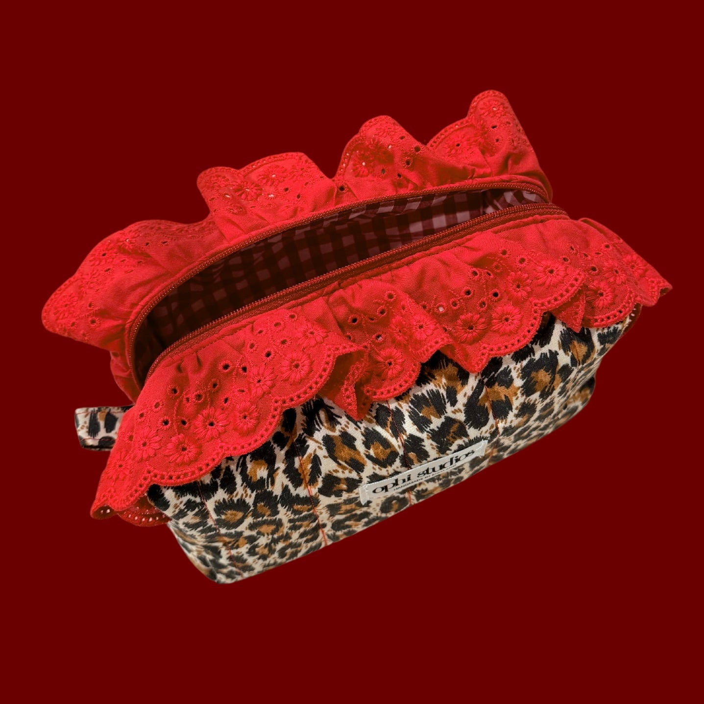 Leo Red Make-up Bag