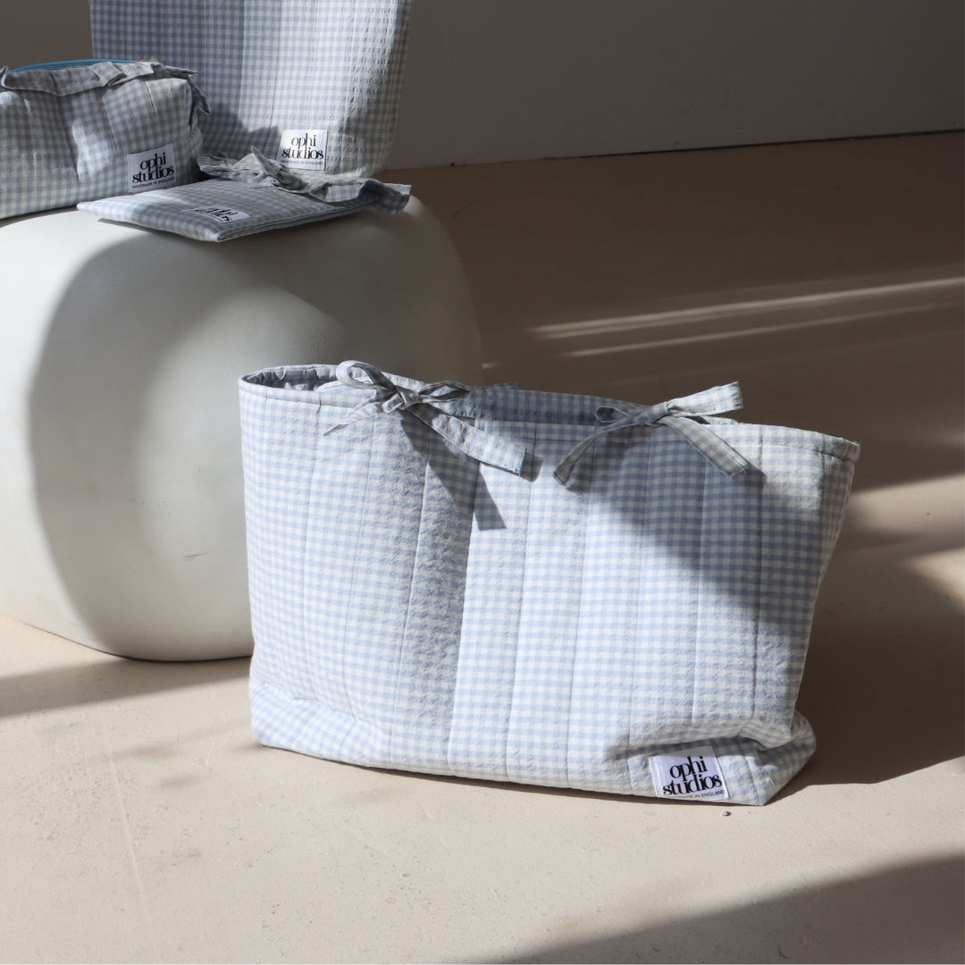 Gingham Tote Bag