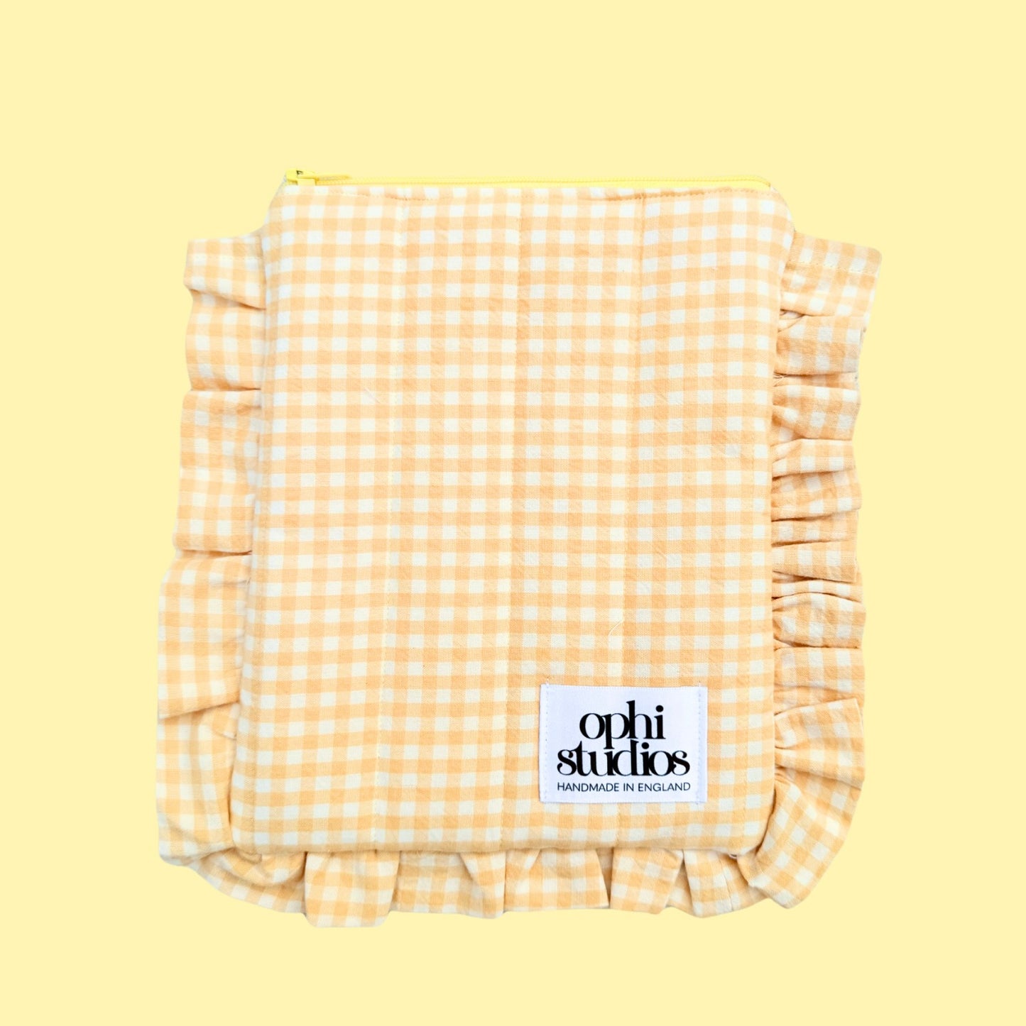 Gingham Zip Tech Sleeves