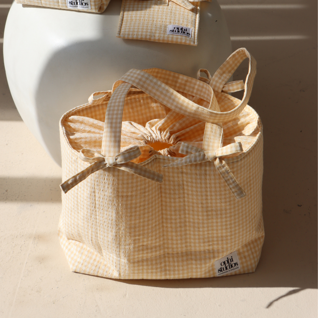 Gingham Tote Bag