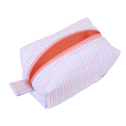 Pastel Stripe Make-up Bag