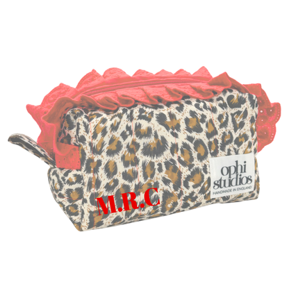 Leo Red Make-up Bag