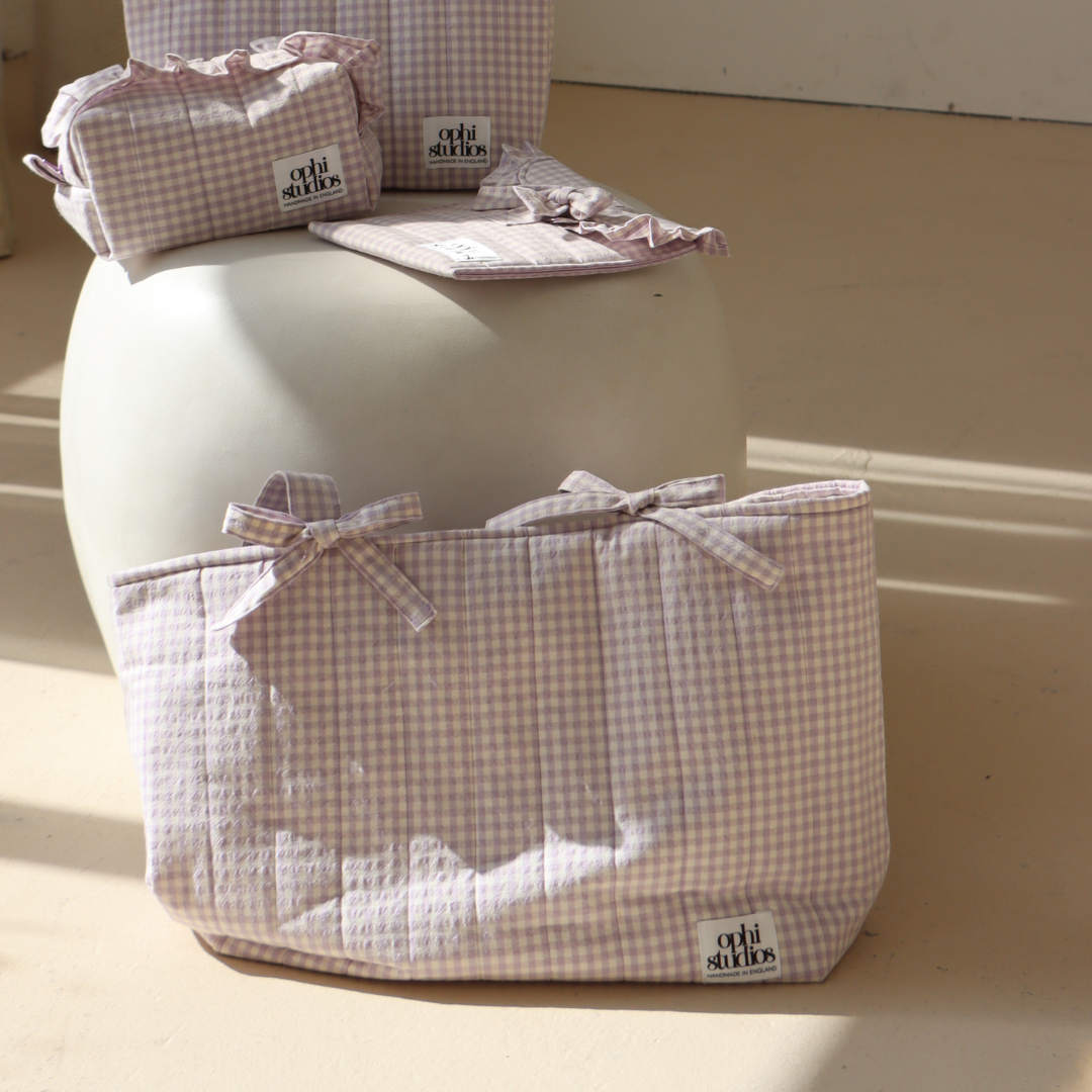 Gingham Tote Bag