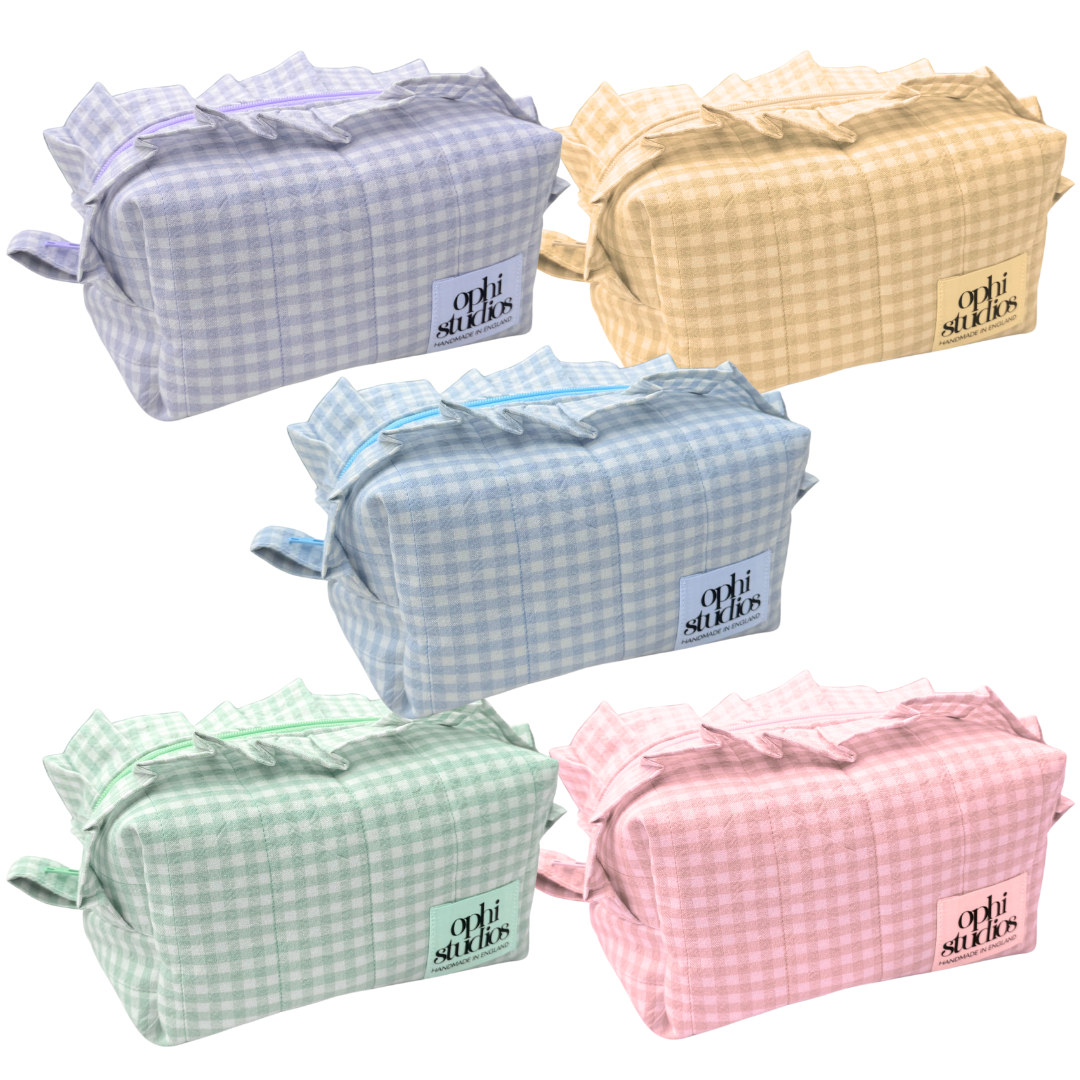 Gingham Make-up bag