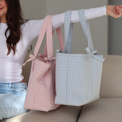 Gingham Tote Bag