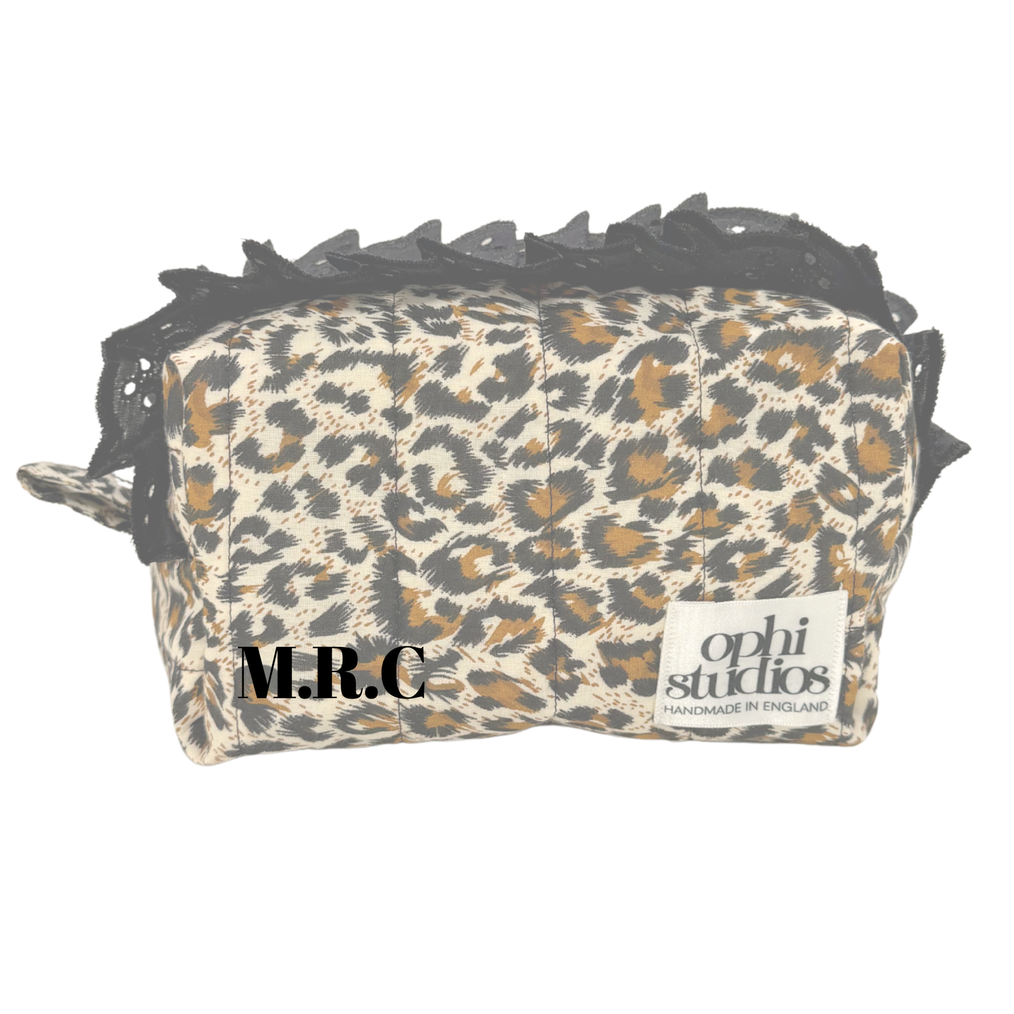 Leo Black Make-up Bag 