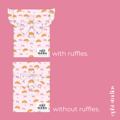 Croissant Kiss Tie Tech Sleeve