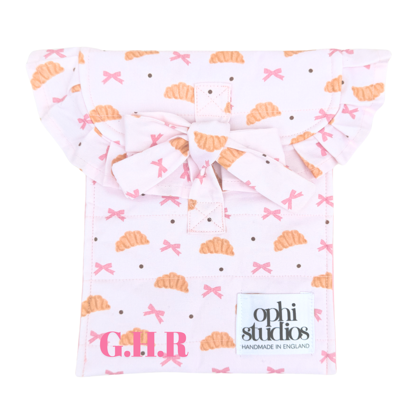 Croissant Kiss Tie Tech Sleeve