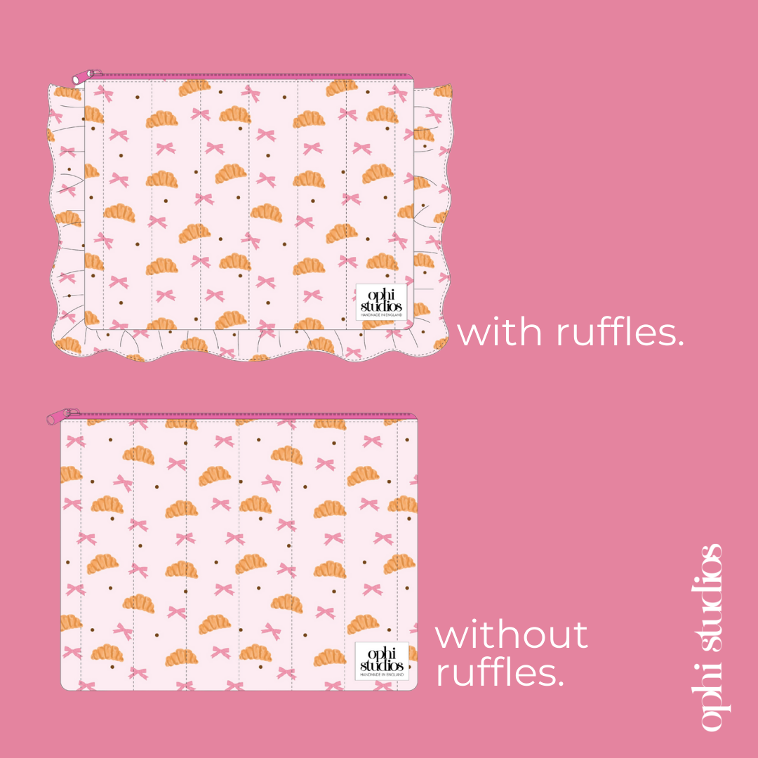 Croissant Kiss Zip Tech Sleeve