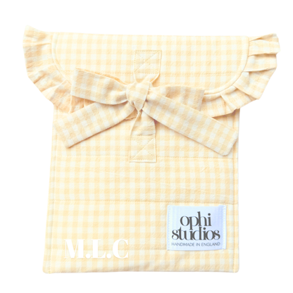Pink Gingham Tie Tech Sleeve for iPad  Kindle MacBook | Ophi