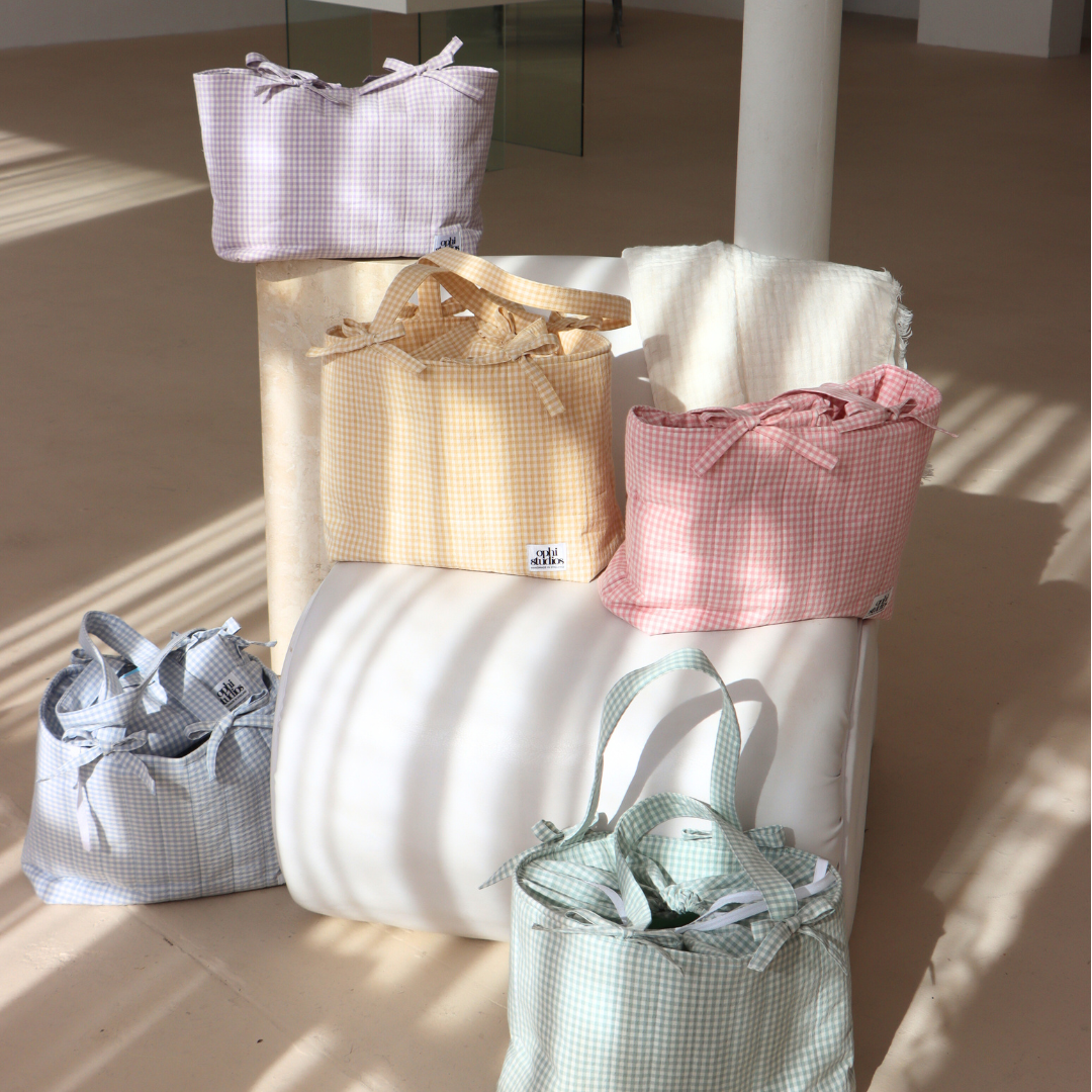 Gingham Tote Bag