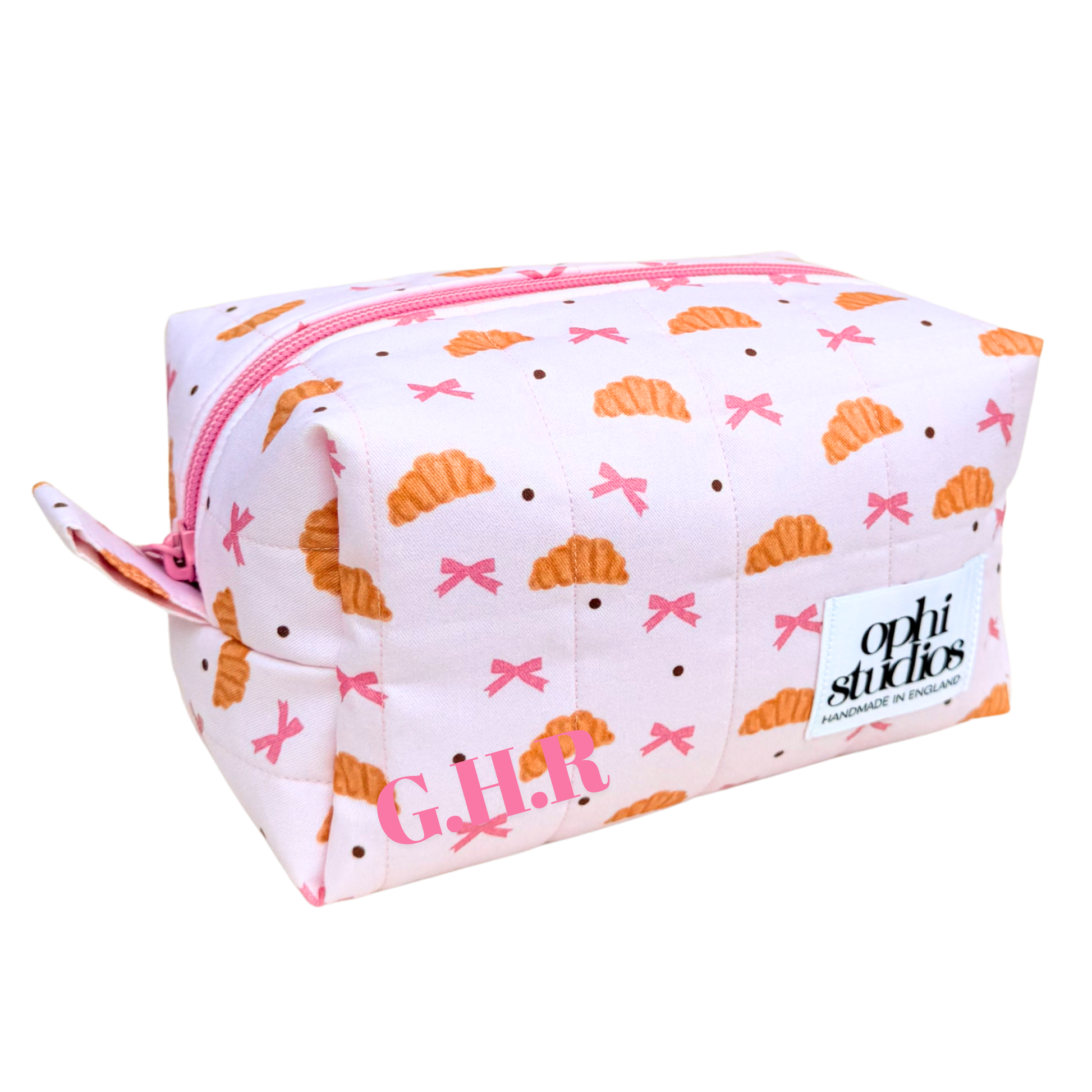 Croissant Kiss Make-up Bag 