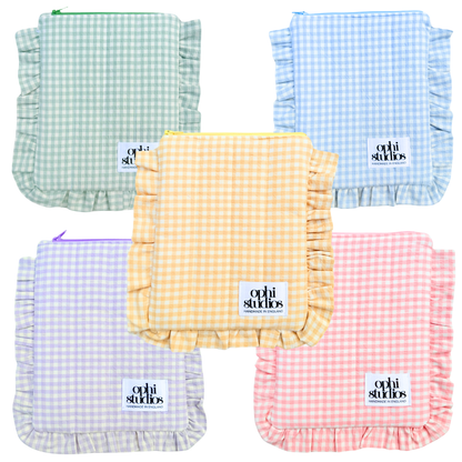 Gingham Zip Tech Sleeves