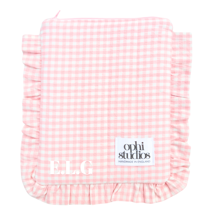 Gingham Zip Tech Sleeves