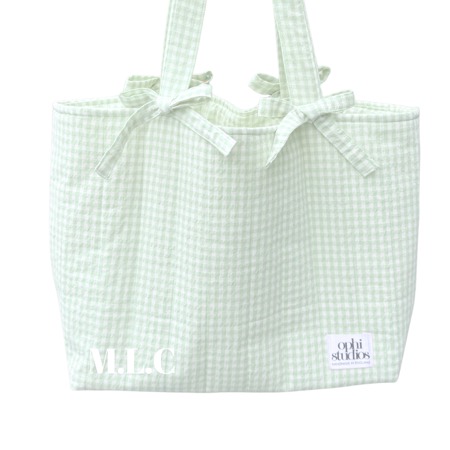 Gingham Tote Bag