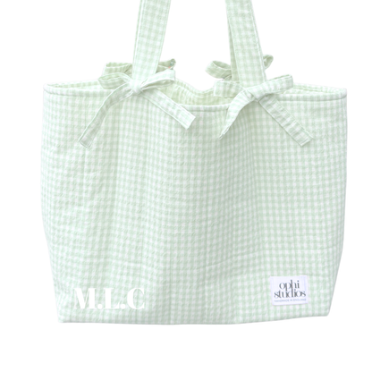 Gingham Tote Bag