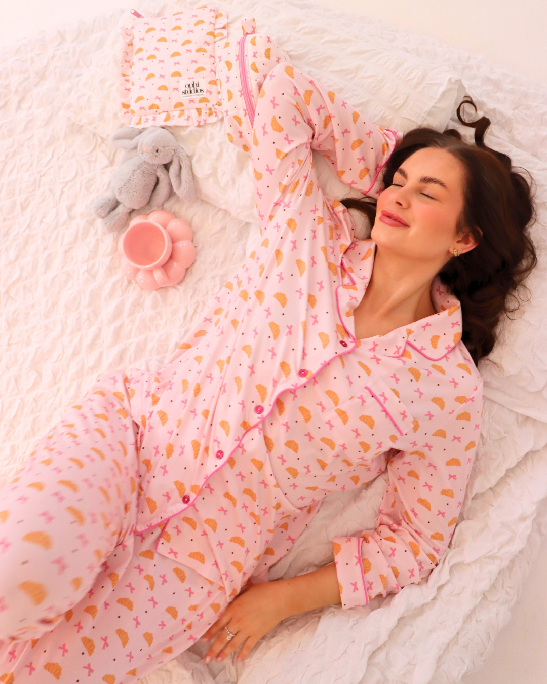 Croissant Kiss Tencel Modal Pyjamas 