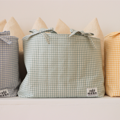 Gingham Tote Bag