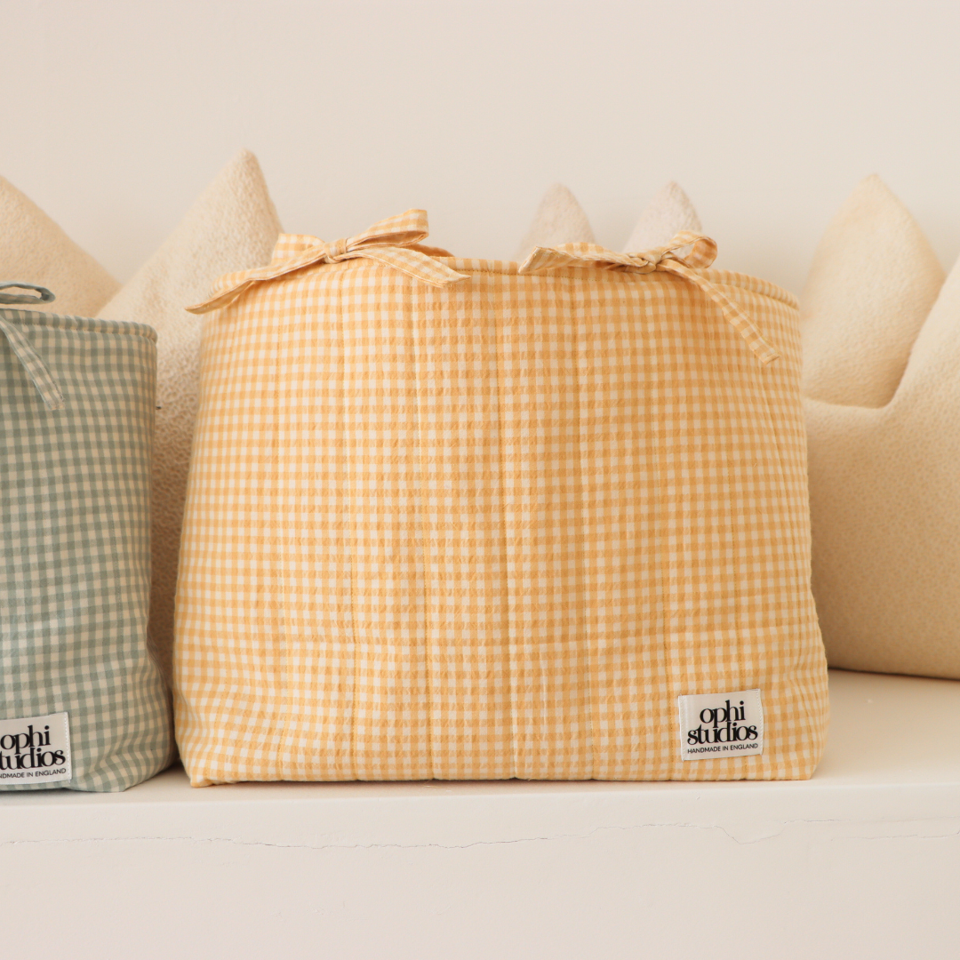 Gingham Tote Bag