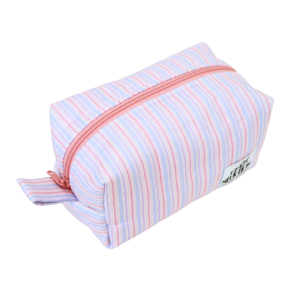 Pastel Stripe Make-up Bag