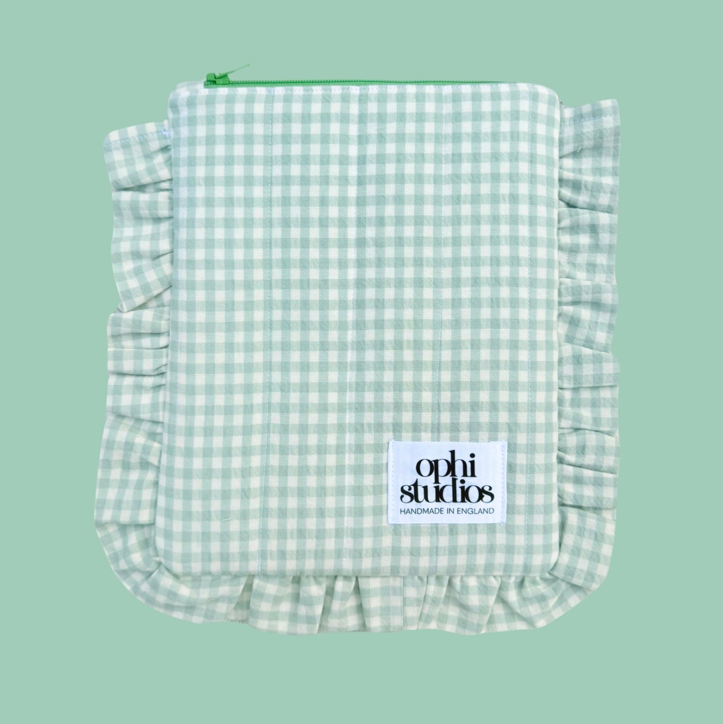 Gingham Zip Tech Sleeves
