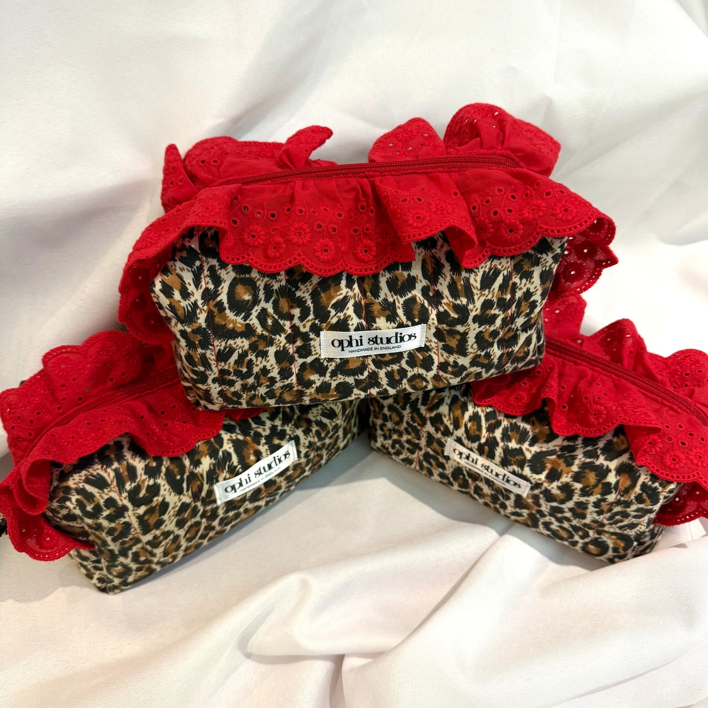 Leo Red Make-up Bag