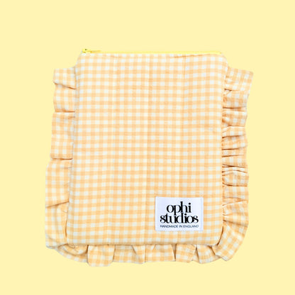 Gingham Zip Tech Sleeves