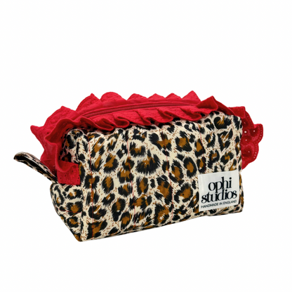 Leo Red Make-up Bag