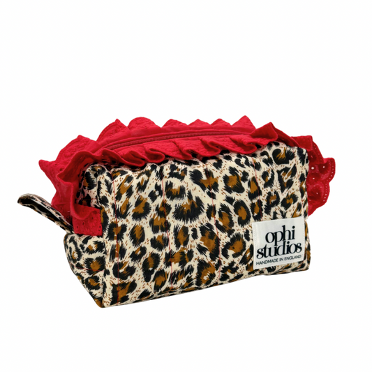 Leo Red Make-up Bag