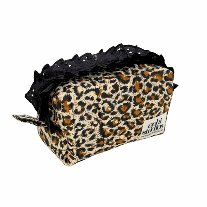 Leo Black Make-up Bag