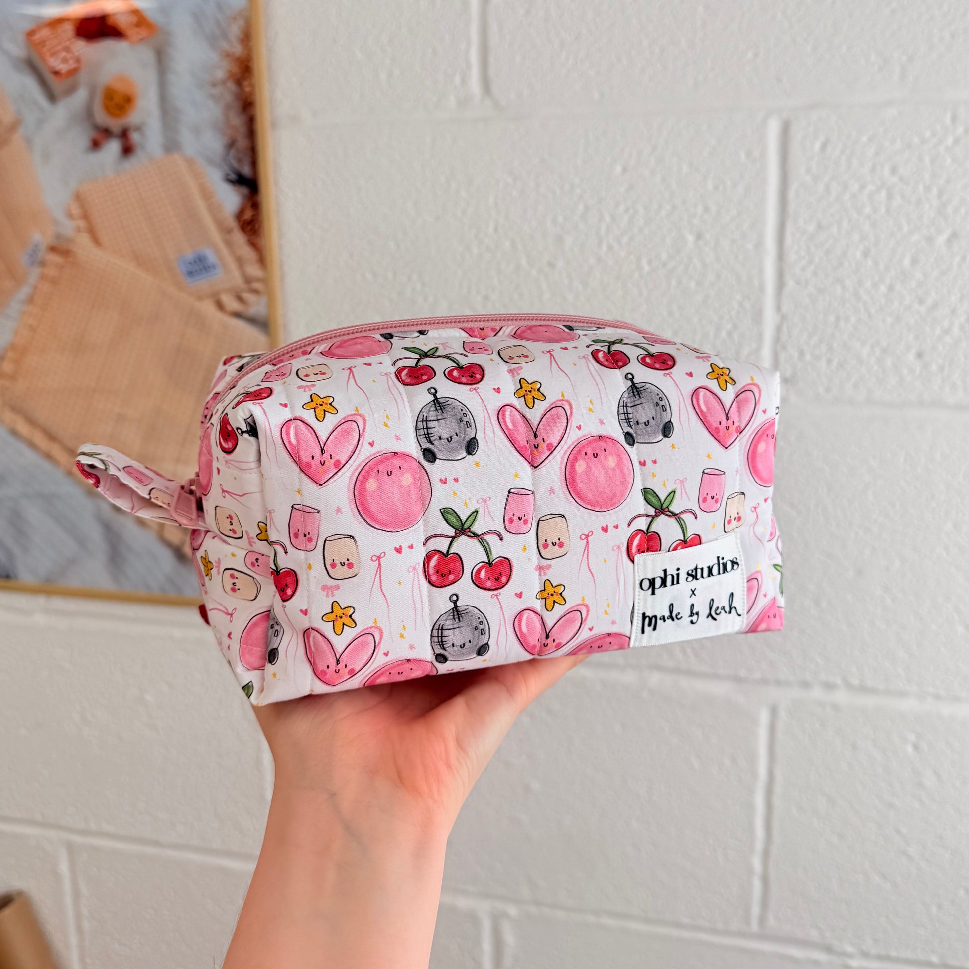 Ophi x Made by Leah Makeup Bag