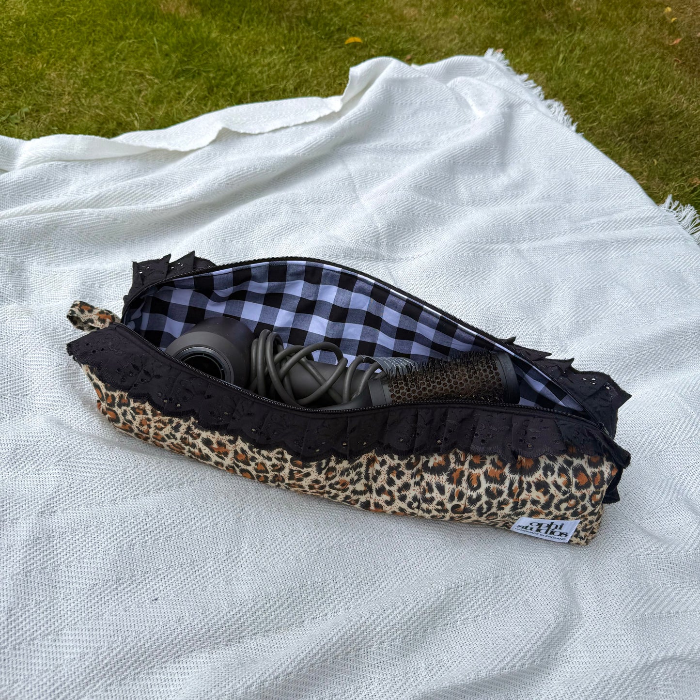 Leo Black Hair Tools Bag