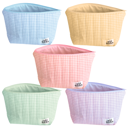 Gingham Toiletry bag