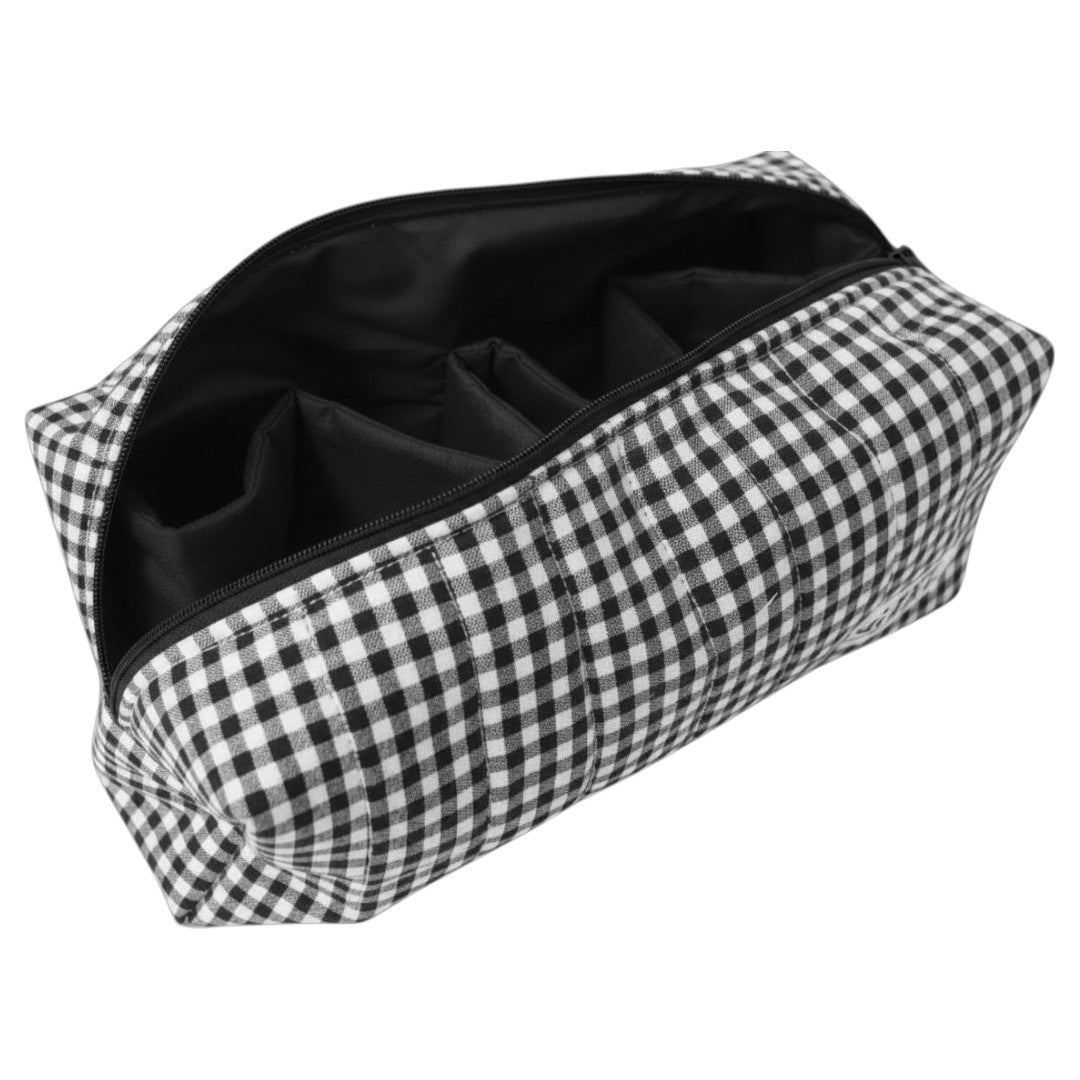 Black & White Gingham Bags and Sleepwear