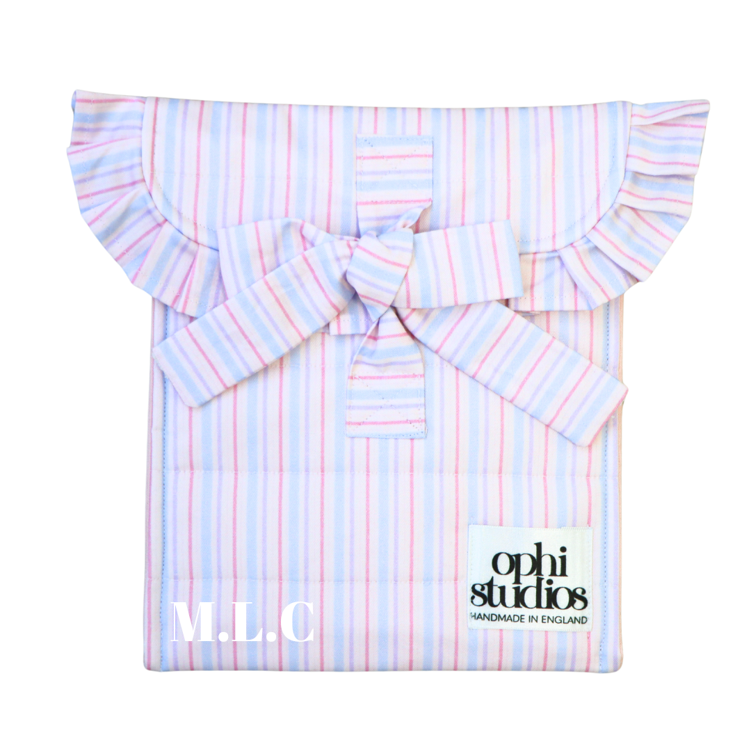 Pastel Stripe Tie Tech Sleeve